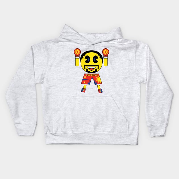 The Pacquiao Man Kids Hoodie by creativeartista